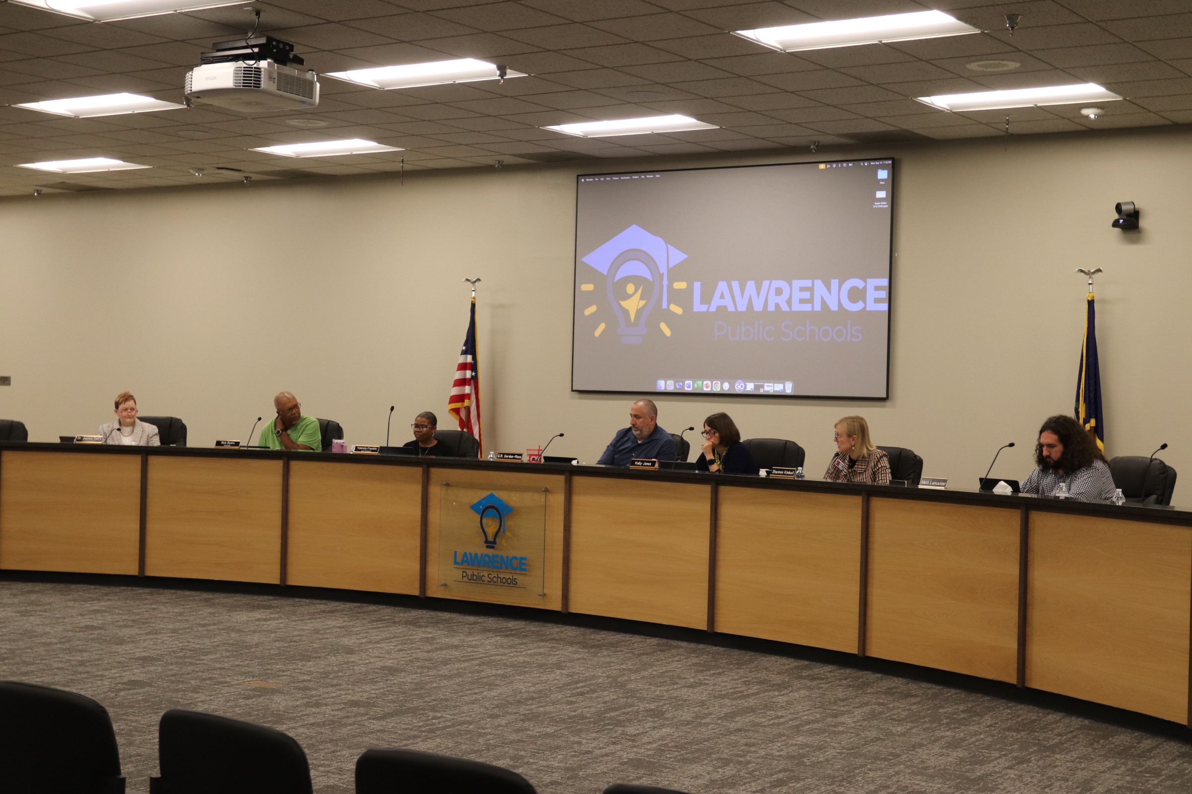 Lawrence school board members approve budget for 2026-2027